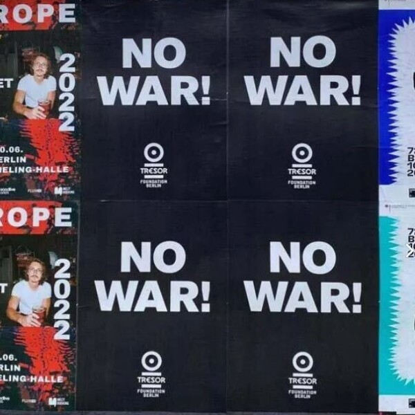 Tresor - No War! - A1 Poster (100% Donation for Ukraine!!) (Back)