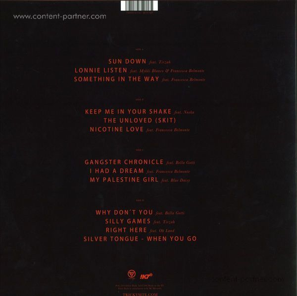 Tricky - Adrian Thaws (Back)