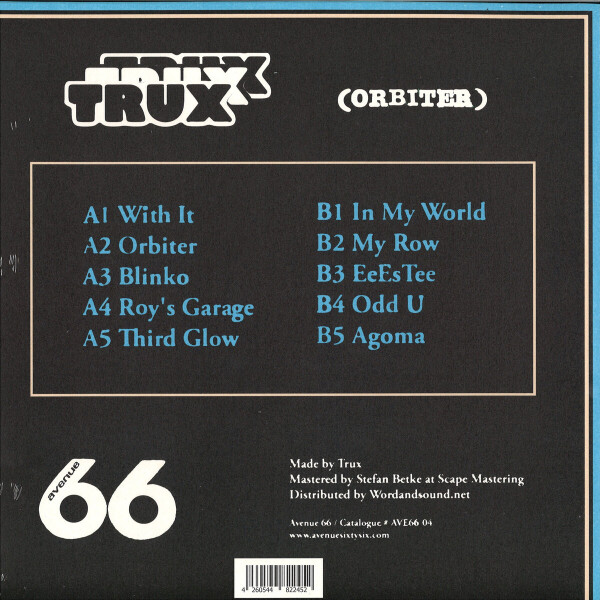 Trux - Orbiter LP (Back)