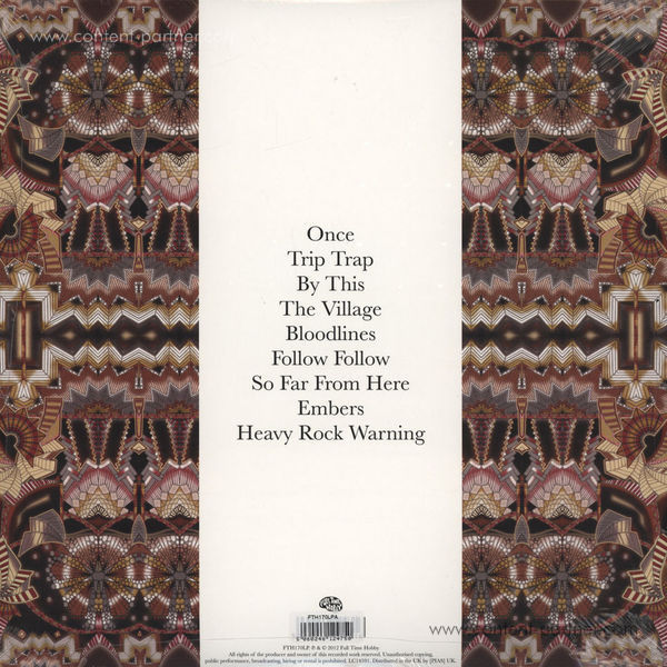 Tunng - Comments Of The Inner Chorus (ltd. ed) (Back)