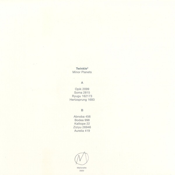 Twinkle3 - Minor Planets (Back)