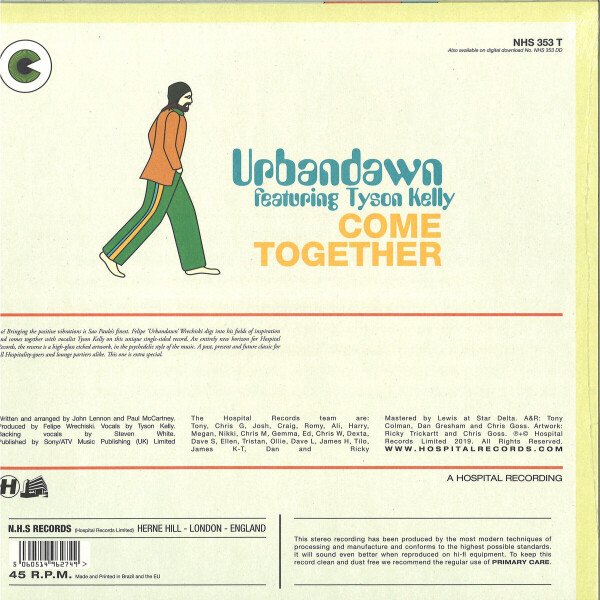 URBANDAWN - COME TOGETHER (Back)