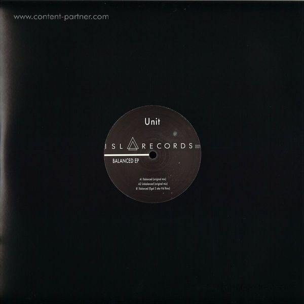 Unit - Balanced EP (Incl. Egal3 aka Vid Remix) (Back)