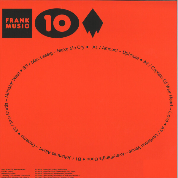 VA - 10 Years Frank Music (Back)