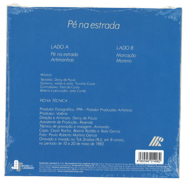 VALÉRIA - PÉ NA ESTRADA (REISSUE) (Back)