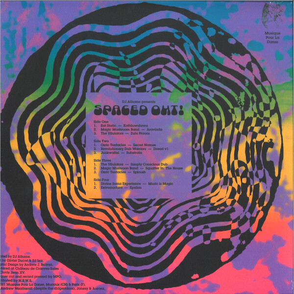 VARIOUS ARTISTS - DJ ATHOME PRESENTS SPACED OUT (Back)