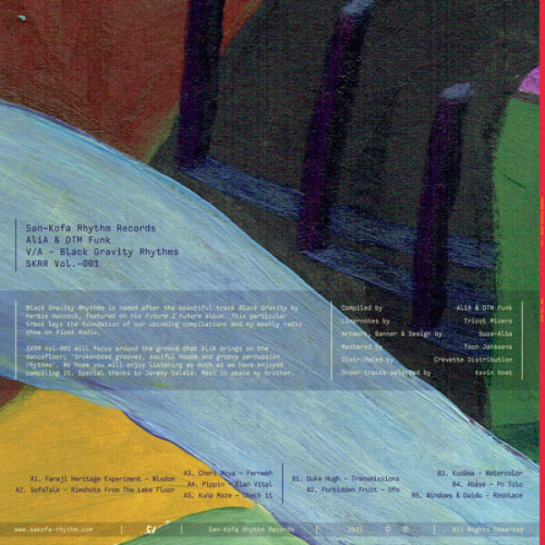 VARIOUS - ALIA & DTM FUNK PRESENTS BLACK GRAVITY RHYTHMS (Back)