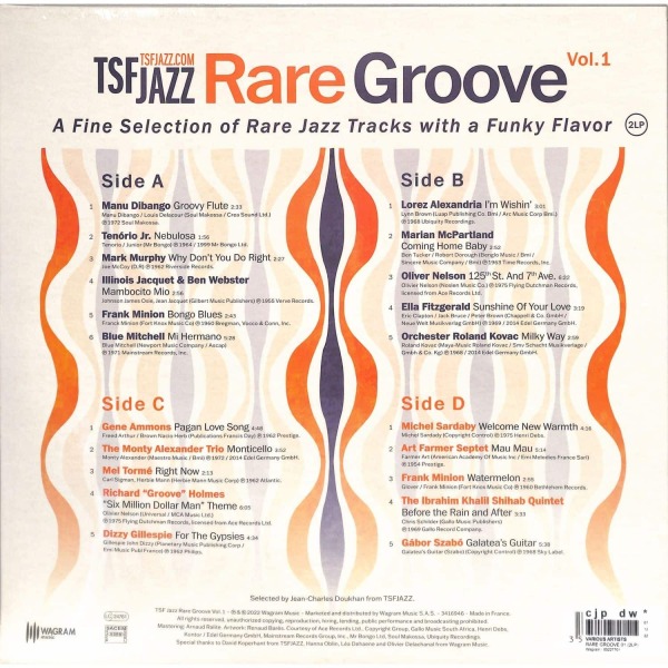 VARIOUS - RARE GROOVE 01 (Back)