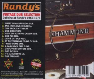 VARIOUS - Randy's Vintage Dub Selection-Dubbing At (Back)