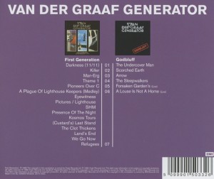 Van Der Graaf Generator - 2in1 (First Generation/Godbluff) (Back)