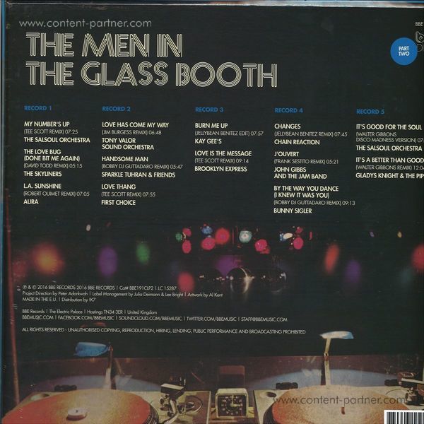 Various - Part B - The Men In The Glass Booth - Disco Eras Most Influ (Back)