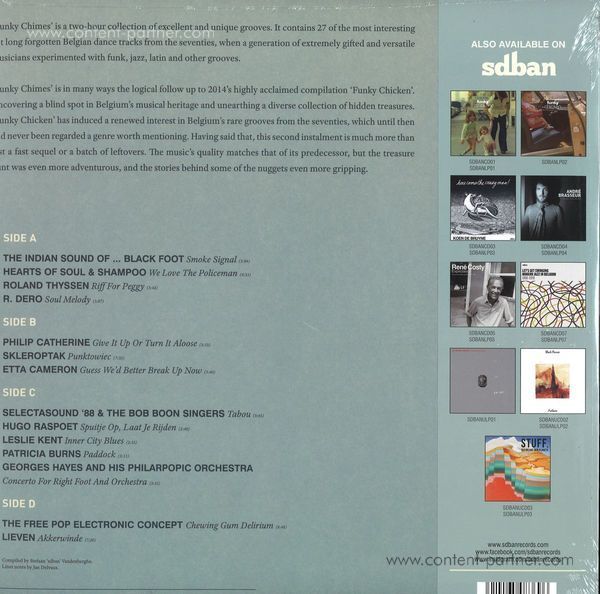 Various Artists - Funky Chimes - Belgian Grooves From The 70's Part 2 (Back)