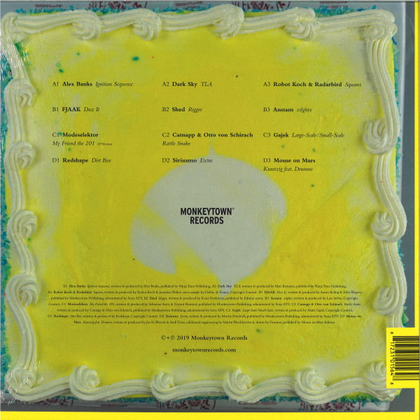 Various Artists - 10 Years of Monkeytown (2LP) (Back)