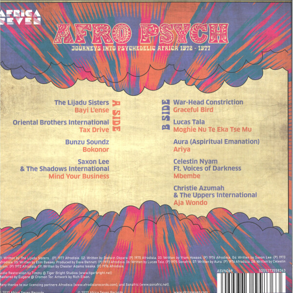 Various Artists - Afro Psych (Back)