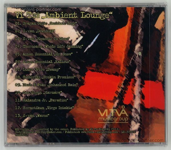 Various Artists - Ambient Lounge (Back)