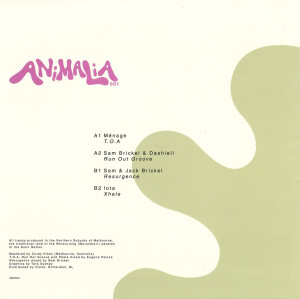 Various Artists - Animalia One (Back)