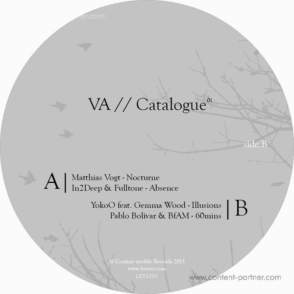 Various Artists - Catalogue01 (Vinyl Only) (Back)