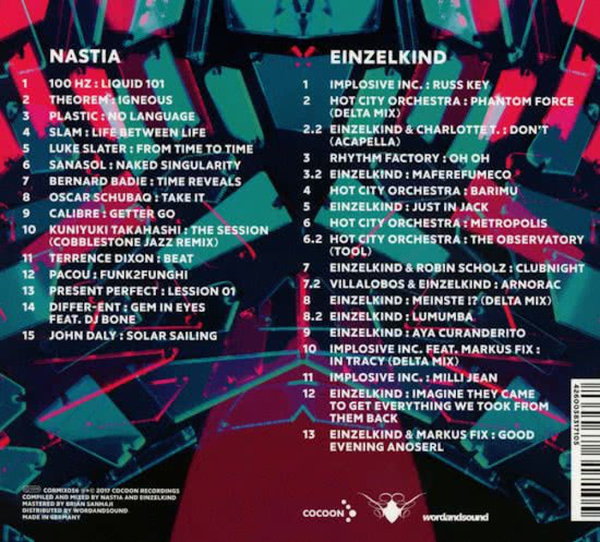 Various Artists - Cocoon Ibiza 2017 ' Mixed By Nastia & Einzelkind (Back)