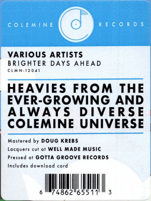 Various Artists - Colemine Records Pres.: Brighter Days Ahead (2LP) (Back)