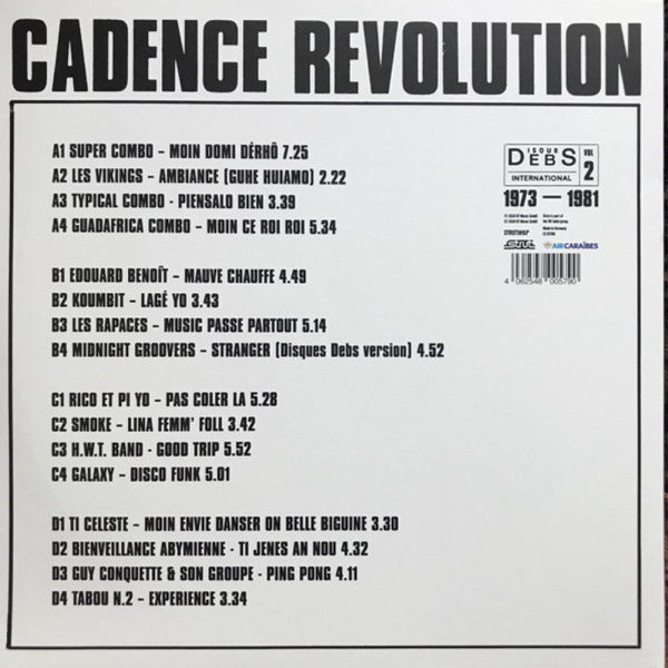Various Artists - Disques Debs International 2 (2LP) (Back)