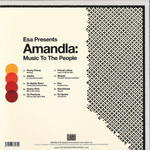 Various Artists - ESA Presents Amandla: Music to the People (2LP) (Back)