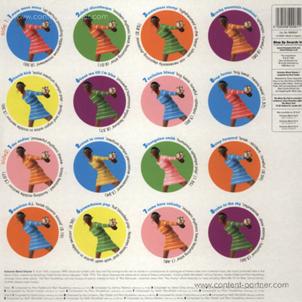 Various Artists - Exclusive Blend Volume 1 (Back)