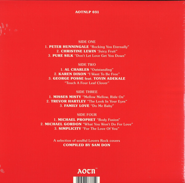 Various Artists - For The Love Of You (2LP) (Back)