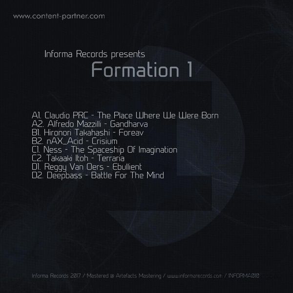 Various Artists - Formation 1 (Back)