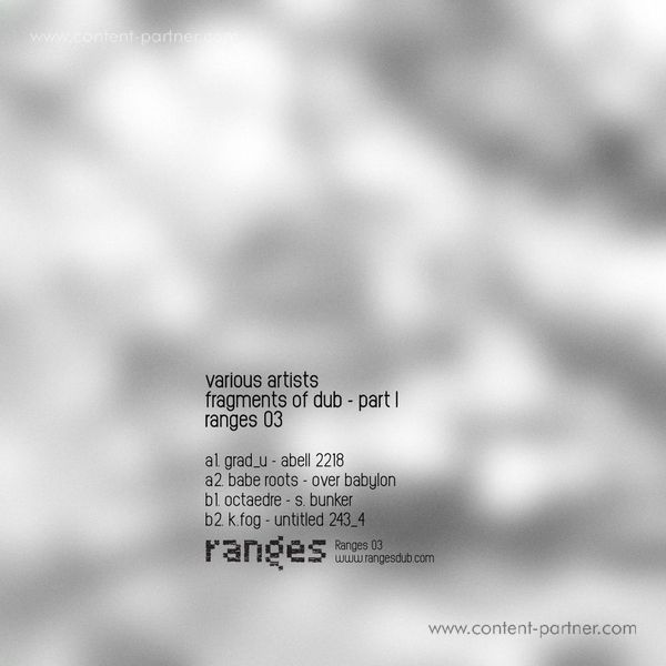 Various Artists - Fragments Of Dub Part 1 (Back)