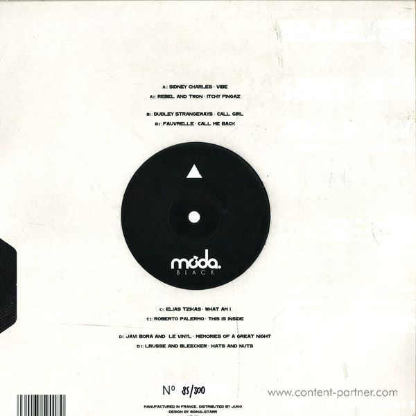 Various Artists - Futurists (2LP ltd. hand-numbered!) (Back)
