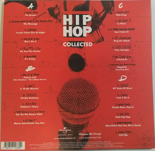 Various Artists - HIP HOP COLLECTED (Back)