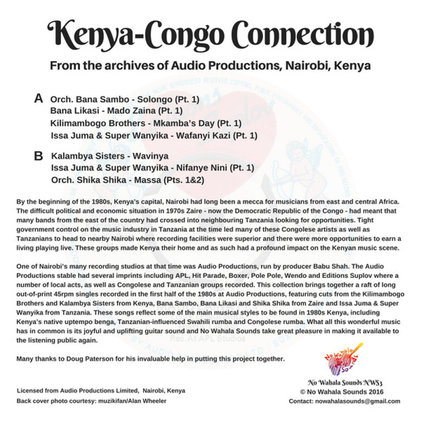 Various Artists - Kenya-Congo Connection (Back)