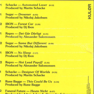 Various Artists - Kulor001 (3x12'') REPRESS (Back)