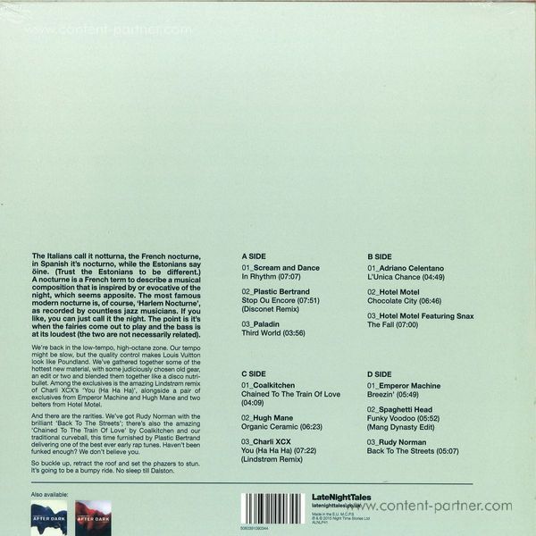 Various Artists - Late Night Tales Pr. After Dark:Nocturne (Back)