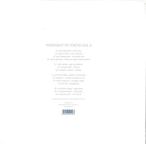 Various Artists - Midnight In Tokyo Vol.3 (Back)