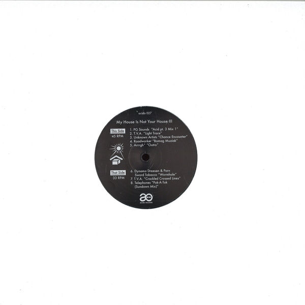 Various Artists - My House Is Not Your House III (Back)