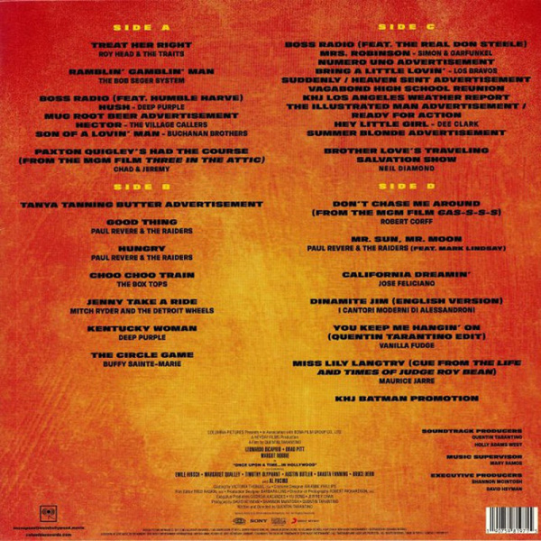 Various Artists - Once Upon A Time In Hollywood (OST) (Back)