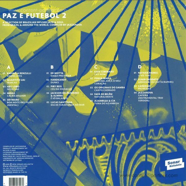 Various Artists - Paz e futebol 2 (Compiled by Jazzanova) (Back)