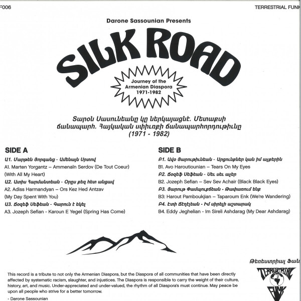 Various Artists - Silk Road: Journey Of The Armenian Diaspora (1971- (Back)