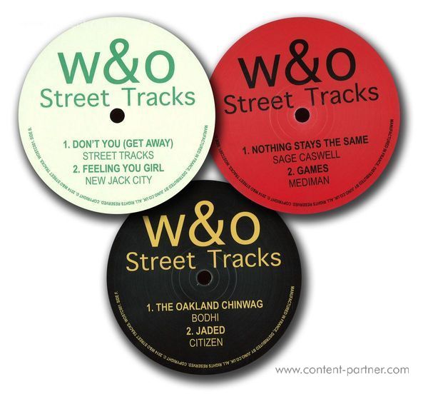Various Artists - Street Tracks Volume 1 (3LP) (Back)
