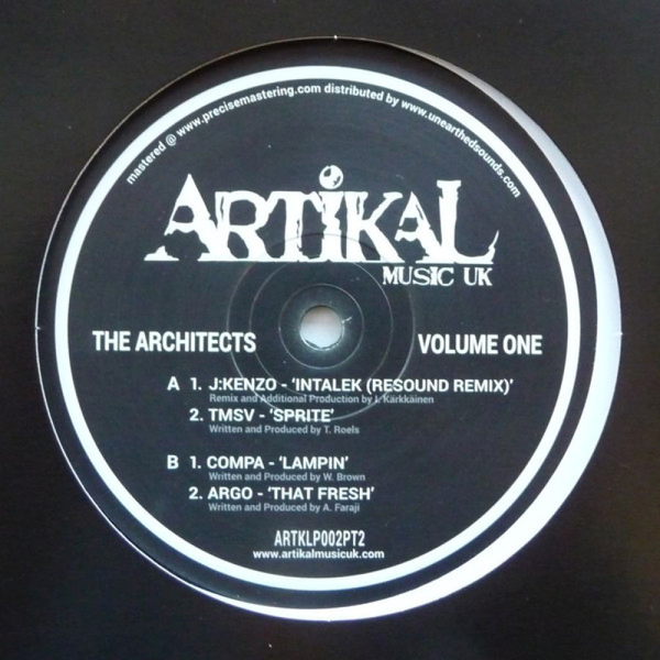 Various Artists - The Architects : Volume One : Plate Two (Back)
