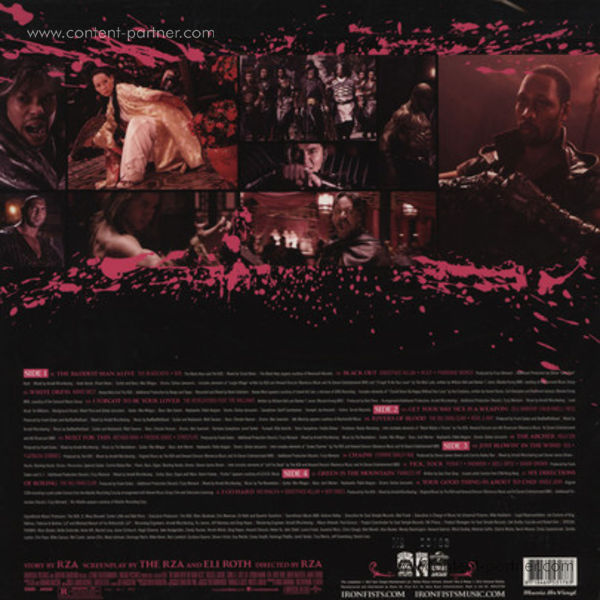 Various Artists - The Man With The Iron Fists OST (Back)