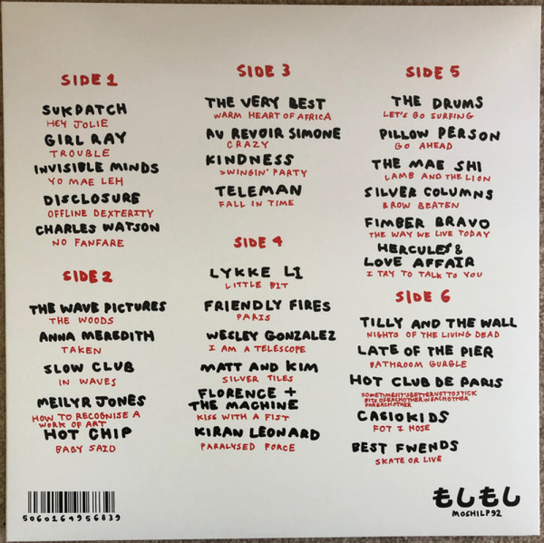 Various Artists - Twenty Years Of Moshi Moshi (Ltd. Red Vinyl 3LP) (Back)