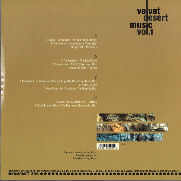 Various Artists - Velvet Desert Music Vol. 1 (Back)