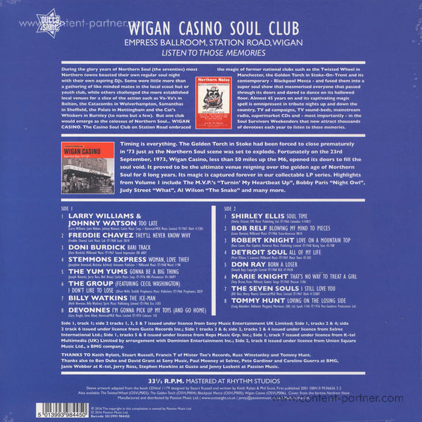 Various Artists - Wigan Casino II/Station Road, Wigan 1973-81 (Back)