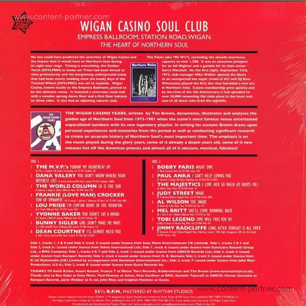 Various Artists - Wigan Casino/Station Road, Wigan 1973-81 (Back)