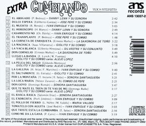 Various - Extra Cumbiando (Back)