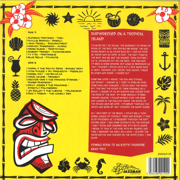 Various - Greasy Mike: Shipwrecked on a Tropical Island (Back)