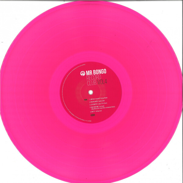 Various - Mr Bongo Record Club Volume Four (Pink Vinyl 2LP) (Back)