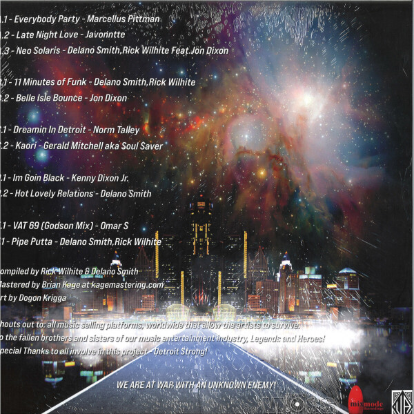 Various - Parabellum Detroit (Compiled by Rick Wilhite & Del (Back)